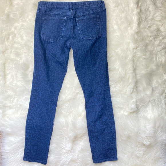 GAP Dark Wash Leopard Print Always Skinny Jeans - Picture 13 of 14